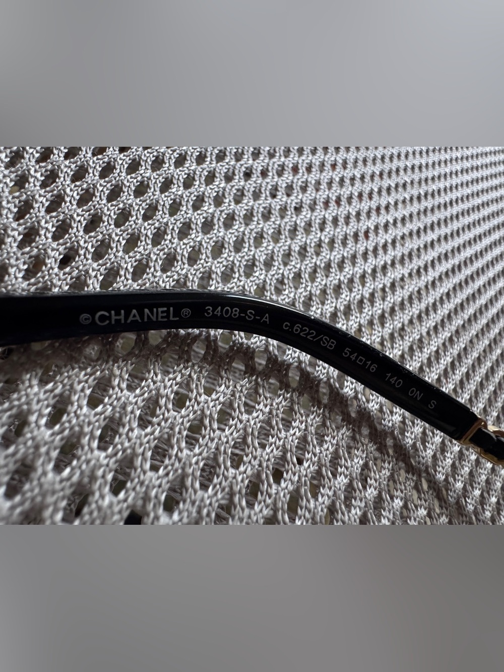 ✨ New CHANEL Black Eyeglasses / Blue Light Glasses Frame ✨ Chained CC Logo - Picture 7 of 8